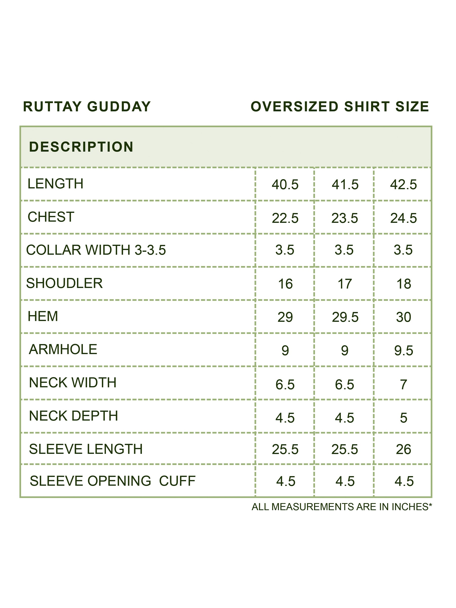 VERSE 3 - RUTTAY GUDDAY (RED FOLDS)