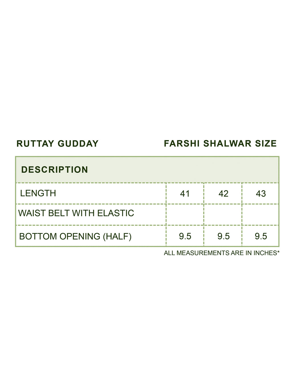 VERSE 3 - RUTTAY GUDDAY (RED FOLDS)