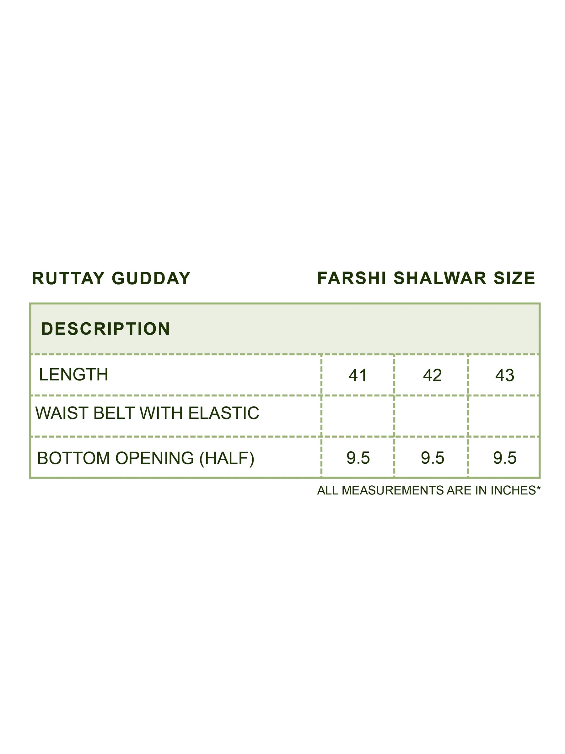 VERSE 3 - RUTTAY GUDDAY (RED FOLDS)