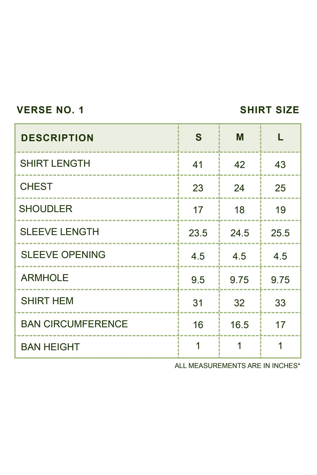 VERSE 1 - HEIRLOOM ARMOR